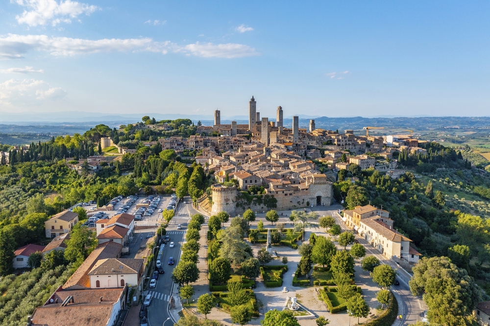 Luftaufnahme San Gimignano
